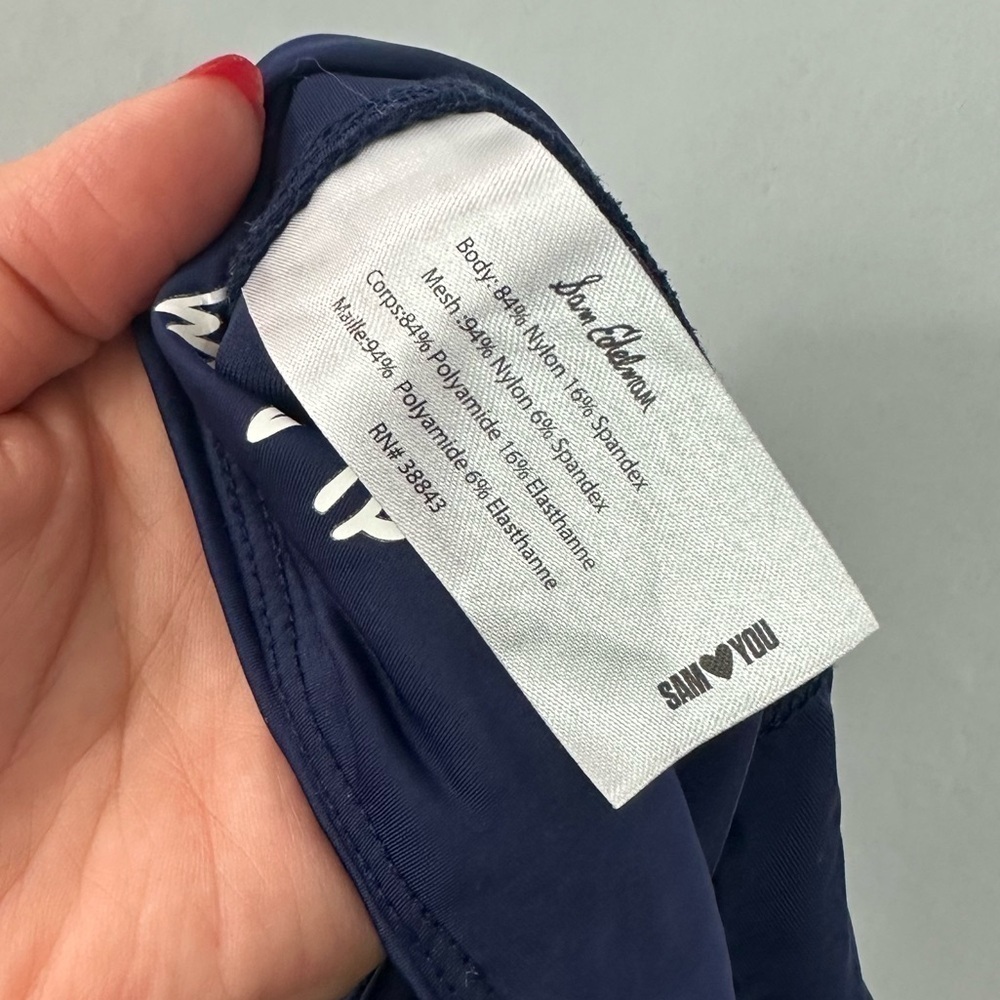 Sam Edelman navy navy cutout leggings size S - Picture 6 of 6